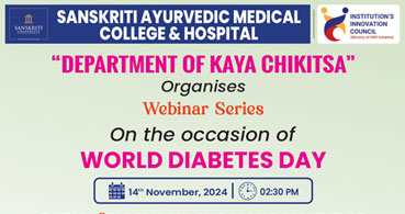 Insightful webinar on the occasion of World Diabetes Day