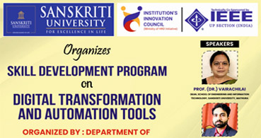 Skill Development Program on Digital Transformation and Automation Tools